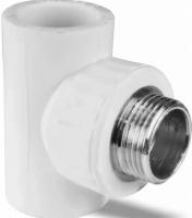 Тройник PP-R комбинированный белый НР Дн 32х1/2" VALFEX 10128232