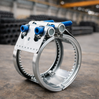 Хомут стальной SML Universal-Kralle GA-W2 Ду 200 усиливающий Normaconnect