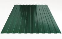Профнастил окрашенный 0.5x1000x4500 RAL 6005 ширина 1060 мм