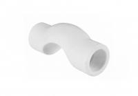 Скоба PP-R белая внутренняя пайка Дн 25 обводная VALFEX 10170025