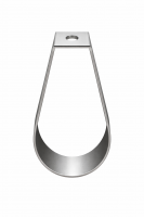 Хомут грушевидный сталь Ду 20 (Дн 25-30) (3/4") б/к