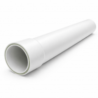 Труба PP-R белая арм стекловолокном Дн 20х3,4 Ру25 SDR6 Т<95С L=2м VALFEX 101060202