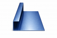 J-профиль длина 1.25 м Порошковое покрытие RAL 6005 (Зеленый мох)