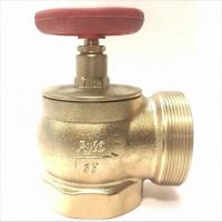 Клапан пожарн лат угл 90 гр КПЛМ 65-1 Ду 65 1,6 МПа муфта-цапка Апогей 110013