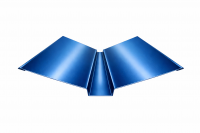 Ендова верхняя длина 2 м Порошковое покрытие RAL 3011 (Коричнево-красный) 