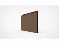 Металлокассета закрытого типа с порошковым покрытием 1.2 мм RAL 7024 мокрый асфальт