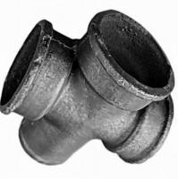 Крестовина чугун канализационная Ду 50х50х50х90гр б/н 1-плоскостная прямая ГОСТ 6942-98