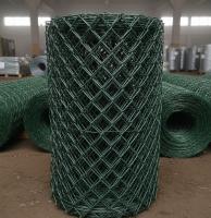 Сетка рабица с полимерным покрытием ПВХ в рулонах: 50x50х2.8 мм размер 4х15