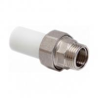 Муфта PP-R комбинированная разъемная белая наруж пайка/НР Дн 25х3/4" VALFEX 10158020