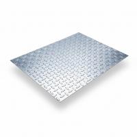 Лист алюминиевый рифленый 1.5х1500х3000 мм дуэт АМг2НР