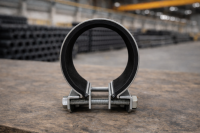 Хомут ремонтный односторонний сталь оц Краб Ду 40 (Дн 45-53) L=70мм Сансфера 17005