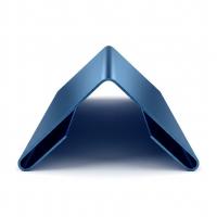 Угол внешний металлический 1.25м Полимерное покрытие RAL 1014 (Слоновая кость)