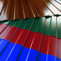 Профнастил окрашенный 0.5x1100x2000 RAL 6005 Россия