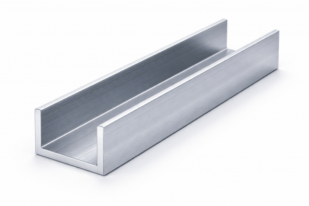 Швеллер дюралевый равнополочный 74х84х10 мм