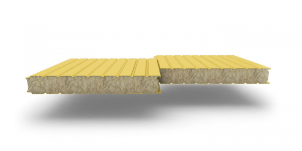 Стеновая сэндвич панель с минеральной ватой 160 мм