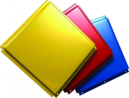 Металлокассета закрытого типа с полимерным покрытием 0.8х1176х550 мм