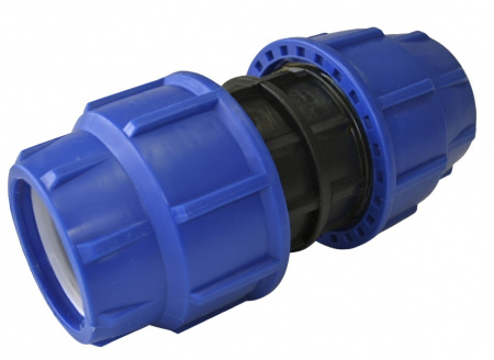 Муфта трубы соединительная ПВХ Grand Line коричневая (RR 32)